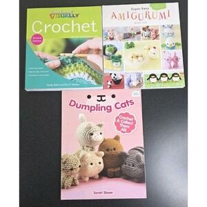 New‎ 3 Crochet Learning DIY Craft Books Animal Sewing Art How To Teach Knitting
